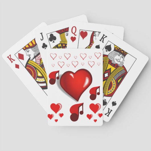 Valentijnse afspeelkaartdeck pokerkaarten (Achterkant)