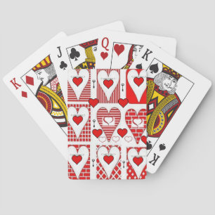 Valentijnse afspeelkaartdeck speelkaarten