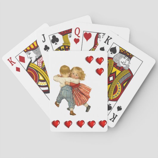 Valentijnse afspeelkaartdeck speelkaarten (Achterkant)