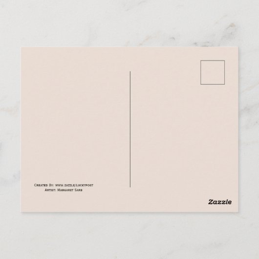 Valentijnse apenkast Briefkaart (Achterkant)