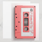  Valentijnse audio-cassette Feestdagenkaart (Voorkant / Achterkant)