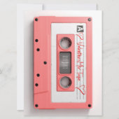 Valentijnse audio-cassette Feestdagenkaart (Voorkant)