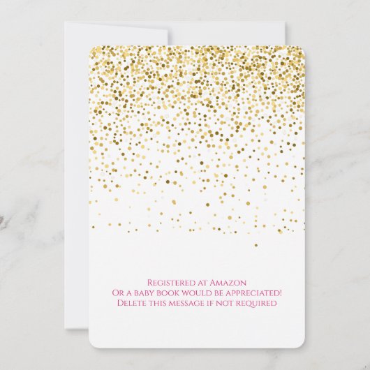 Valentijnse Baby shower hartballonnen Kaart (Achterkant)