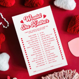 Valentijnse Baby shower zou ze liever spel