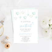 Valentijnse Baby showers Jongensuitnodiging Kaart