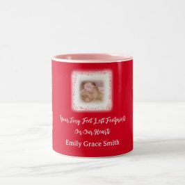 Valentijnse Baby-verlies Keepsake-Mok Tweekleurige Koffiemok