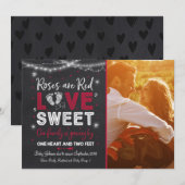 Valentijnse Baby Zwangerschap Feestdagenkaart (Voorkant / Achterkant)