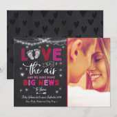 Valentijnse Baby Zwangerschap Feestdagenkaart (Voorkant / Achterkant)