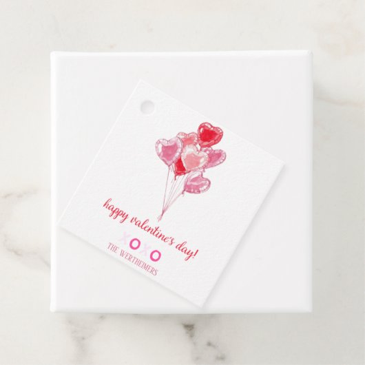 Valentijnse ballonvaardige Label (In situ)