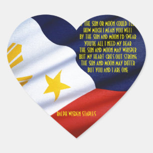 VALENTIJNSE BAY POEM HART STICKER