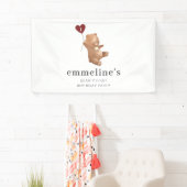 Valentijnse Beer 1e verjaardag Spandoek (Insitu)