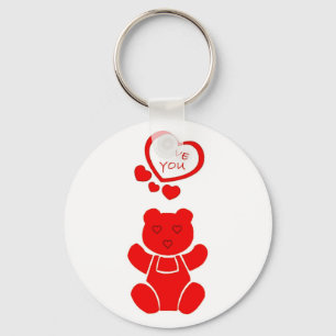 Valentijnse Beer Sleutelhanger
