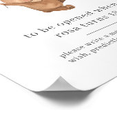 Valentijnse Beer Tijd Capsule Poster (Hoek)