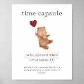 Valentijnse Beer Tijd Capsule Poster (Voorkant)