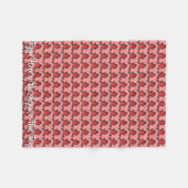 Valentijnse beugels voor Afrikaanse Cupid-tapes Fleece Deken (Voorkant (Horizontaal))