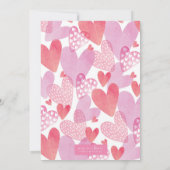 Valentijnse binnenuitnodiging met hartballonnen save the date (Achterkant)