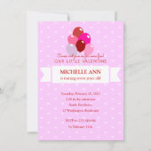 Valentijnse Birthday Party Kaart (Voorkant)