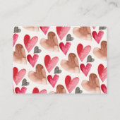 Valentijnse boeken voor Baby Informatiekaartje (Achterkant)