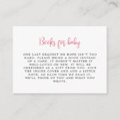 Valentijnse boeken voor Baby Informatiekaartje (Voorkant)