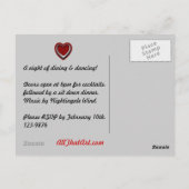 Valentijnse Briefkaart Uitnodigen (Achterkant)