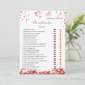 Valentijnse  Bruid & bruidegom Vrijgezellenfeest G Aankondiging (Staand voorkant)