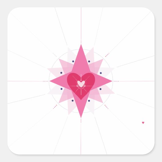 Valentijnse bruiloft, sticker ter illustratie (Voorkant)