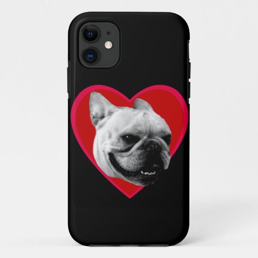 Valentijnse Bulldog Case-Mate iPhone Case (Achterkant)