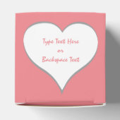 Valentijnse cadeaudoos voor persoonlijke liefdesca bedankdoosjes (Bovenkant)