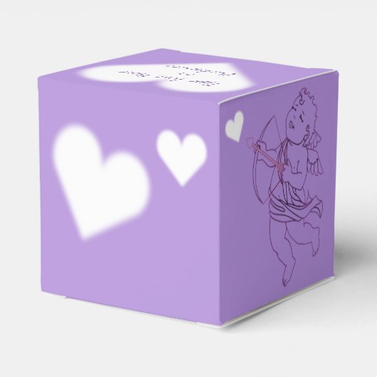 Valentijnse Cadeausbox Aangepaste Valentijn Cupid  Bedankdoosjes (Achterkant)