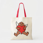 Valentijnse Canvas tas Cupid Love Custom Bags (Voorkant)