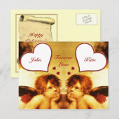  Valentijnse capsules Feestdagenkaart (Voorkant / Achterkant)