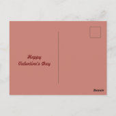 Valentijnse cartoon hippo briefkaart (Achterkant)