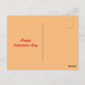 Valentijnse cartoon hippo briefkaart (Achterkant)