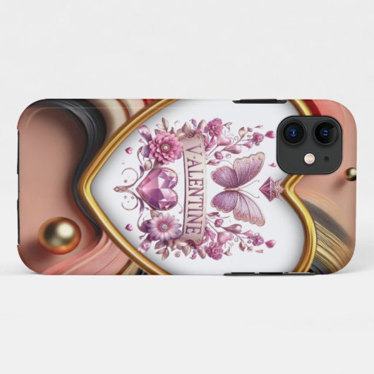 Valentijnse Case-Mate iPhone Case (Achterkant (horizontaal))