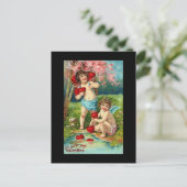  Valentijnse Cherubs Feestdagenkaart (Staand voorkant)