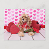 Valentijnse - Cocker Spaniel - Bella Feestdagenkaart (Voorkant)
