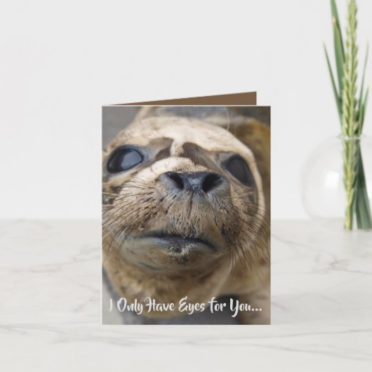 Valentijnse creditcardogen voor u feestdagen kaart (Voorkant)