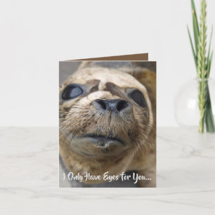 Valentijnse creditcardogen voor u feestdagen kaart