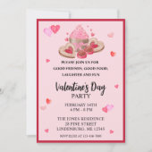 Valentijnse Cupcakes, koekjes en Sweets Party Kaart (Voorkant)