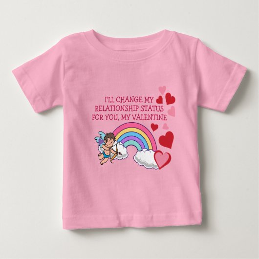Valentijnse Cupid Love Hearts Rainbow Social Media (Voorkant)