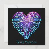 Valentijnse decoratieve Kaart voor hartontwerp (Voorkant)