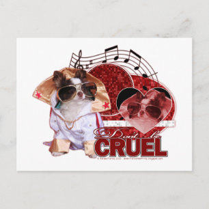 Valentijnse  - Dont Be Cruel - Chihuahua - Gizmo Feestdagenkaart