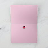 Valentijnse doodles Love Heart Rain Cloud Love Art Kaart (Binnen)