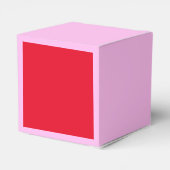 Valentijnse doos voor cadeau van weefsel bedankdoosjes (Achterkant)