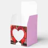 Valentijnse doos voor cadeau van weefsel bedankdoosjes (Geopend)