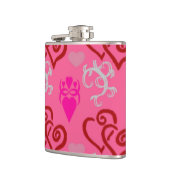 Valentijnse Drink kolf - sportnetten Heupfles (Links)