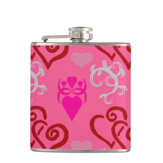 Valentijnse Drink kolf - sportnetten Heupfles (Voorkant)