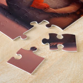 Valentijnse egelvormige cartoon puzzel legpuzzel (Zijkant)