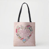 Valentijnse Elegante Boekliefhebber Shakespeare Qu Tote Bag (Voorkant)