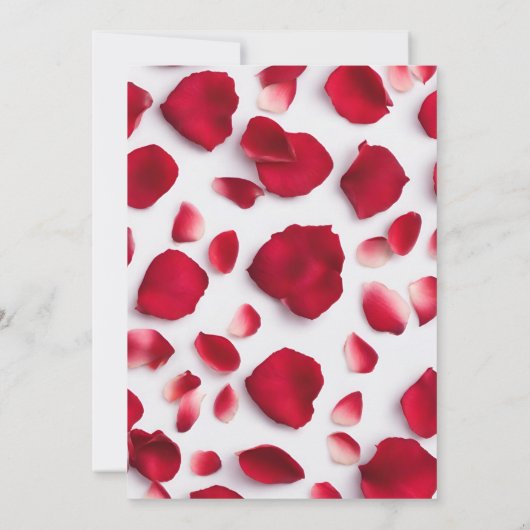 Valentijnse feestdag Uitnodiging (Achterkant)